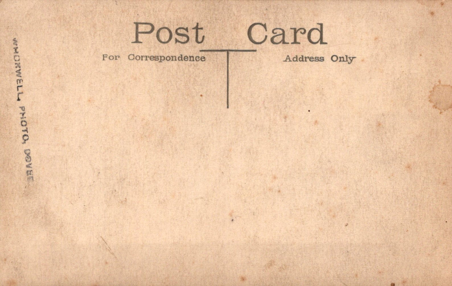 Vintage-style postcard with text and a watermark