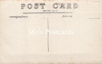 Vintage-style postcard with a beige background