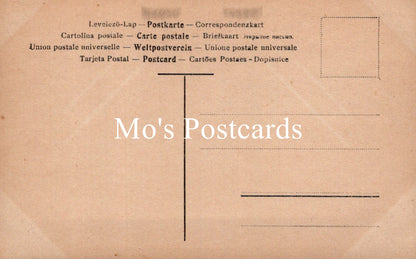 Vintage-style postcard with text 