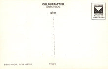 Load image into Gallery viewer, Back of a postcard with &#39;Colourmaster International&#39; branding and text.
