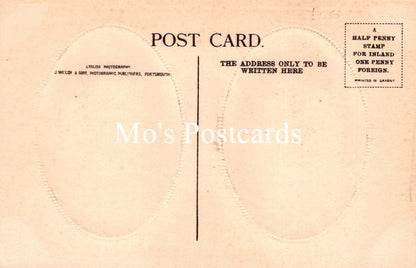 Vintage-style postcard with text 