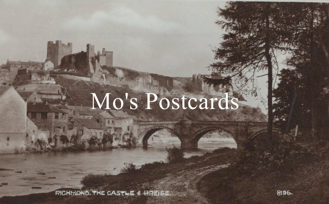 Yorkshire Postcard - Richmond, The Castle and Bridge  SW20404