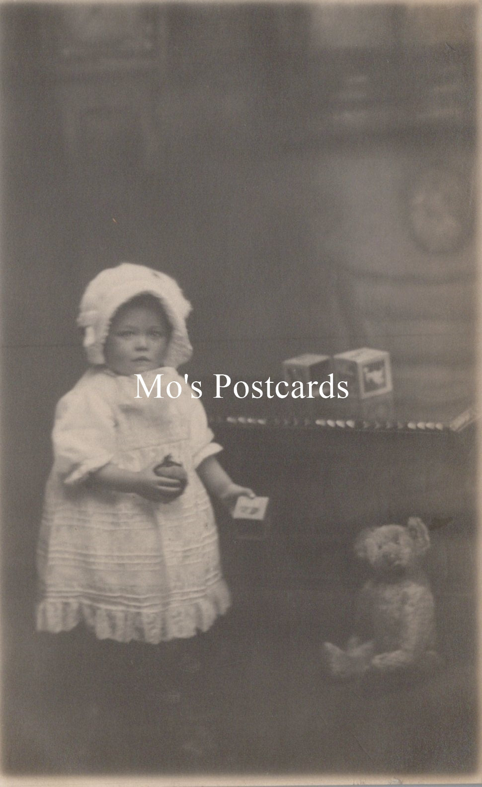Ancestors Postcard - Young Child With Toys and a Teddy Bear  SW18657