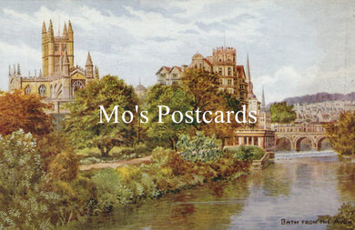 Somerset Postcard - Bath From The Avon   SW18661
