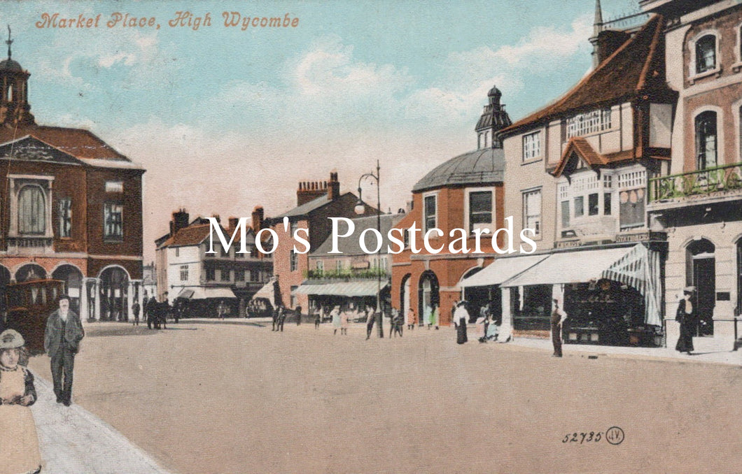 Buckinghamshire Postcard - Market Place, High Wycombe   SW18669