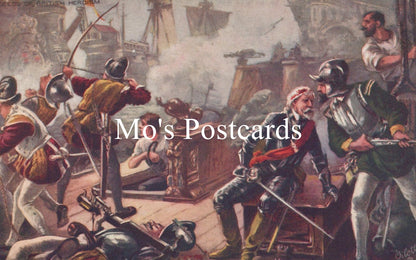Military Art Postcard - Deeds of British Heroism  SW18673