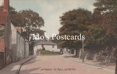 Derbyshire Postcard - Alfreton, Approach To Hall   SW18688