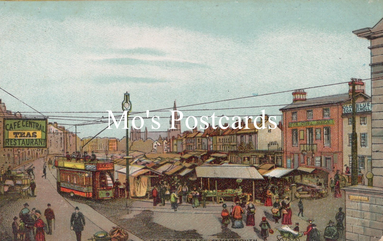 Norfolk Postcard - Great Yarmouth Market Place   SW18694