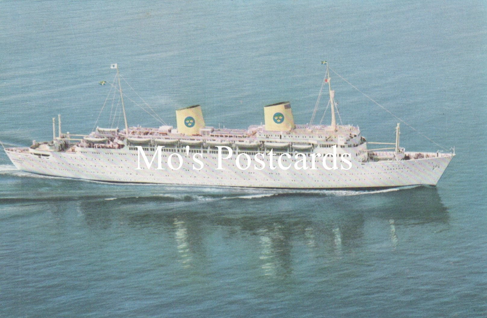 Shipping Postcard - MS Kungsholm, Swedish American Line  SW18703