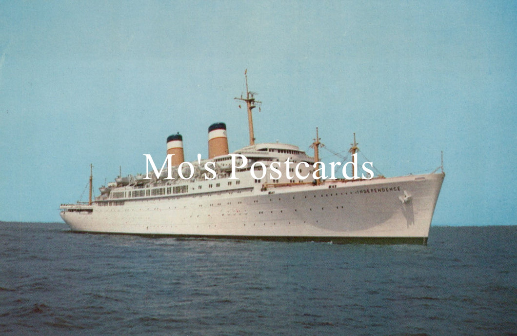 Shipping Postcard - S.S.Independence, American Export Isbrandtsen Lines SW18704