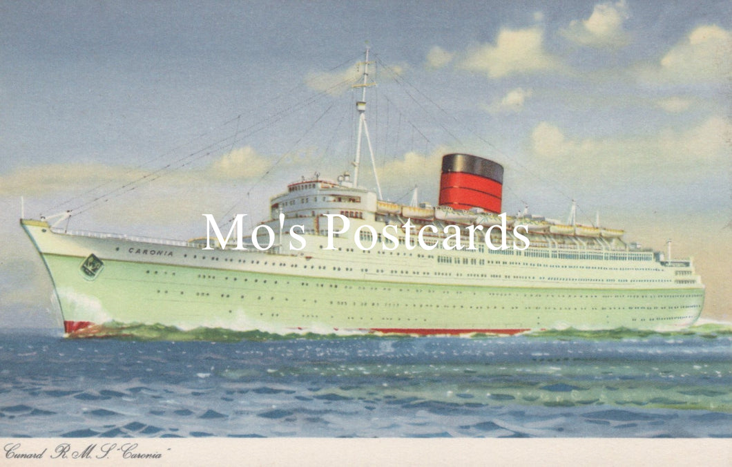 Shipping Postcard - Cunard R.M.S. Caronia SW18709