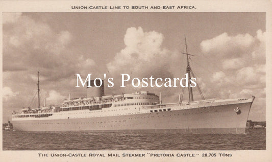 Shipping Postcard - Union Castle Royal Mail Steamer "Pretoria Castle" SW18711