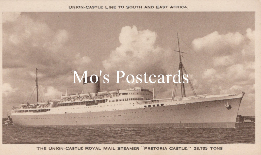 Shipping Postcard - Union Castle Royal Mail Steamer 