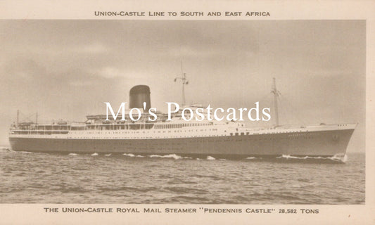 Shipping Postcard - Union Castle Royal Mail Steamer "Pendennis Castle" SW18712