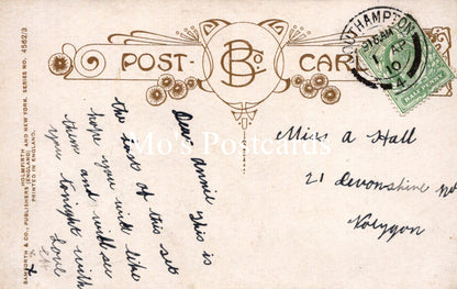 Bamforth Song Card Postcard - Daddy Please Come Home Again (3) SW18723