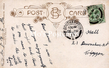 Bamforth Song Card Postcard - Daddy Please Come Home Again (2) SW18724