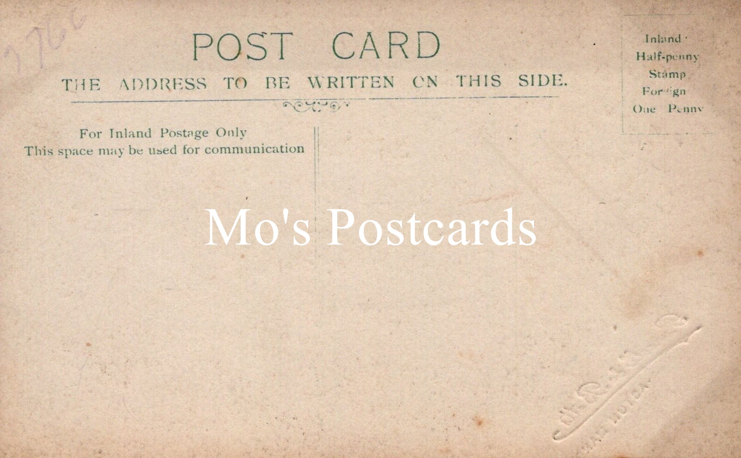 Ancestors Postcard - Studio Portrait of a Young Girl  SW18754
