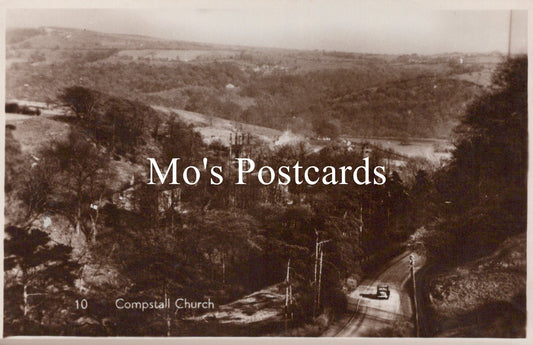 Cheshire Postcard - Compstall Church SW18757