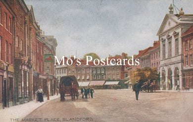Dorset Postcard - The Market Place, Blandford   SW18758