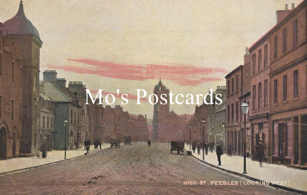 Scotland Postcard - High Street, Peebles  SW18761