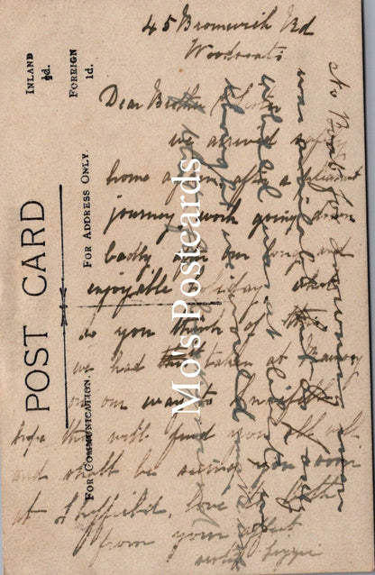 Ancestors Postcard - Studio Portrait of a Smartly Dressed Couple SW18784