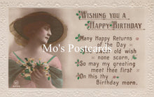 Load image into Gallery viewer, Greetings Postcard - Wishing You a Happy Birthday  SW18785
