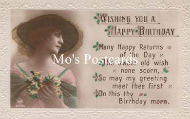 Greetings Postcard - Wishing You a Happy Birthday  SW18785