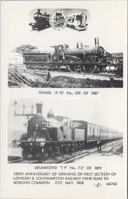 Railways Postcard - London and Southampton Train Line  SW17708