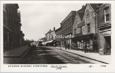 Hertfordshire Postcard - Bishops Stortford, North Street c1922 - SW17711