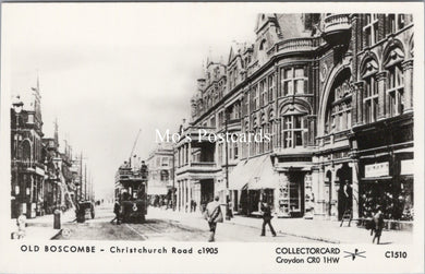 Dorset Postcard - Old Boscombe, Christchurch Road c1905 - SW17714