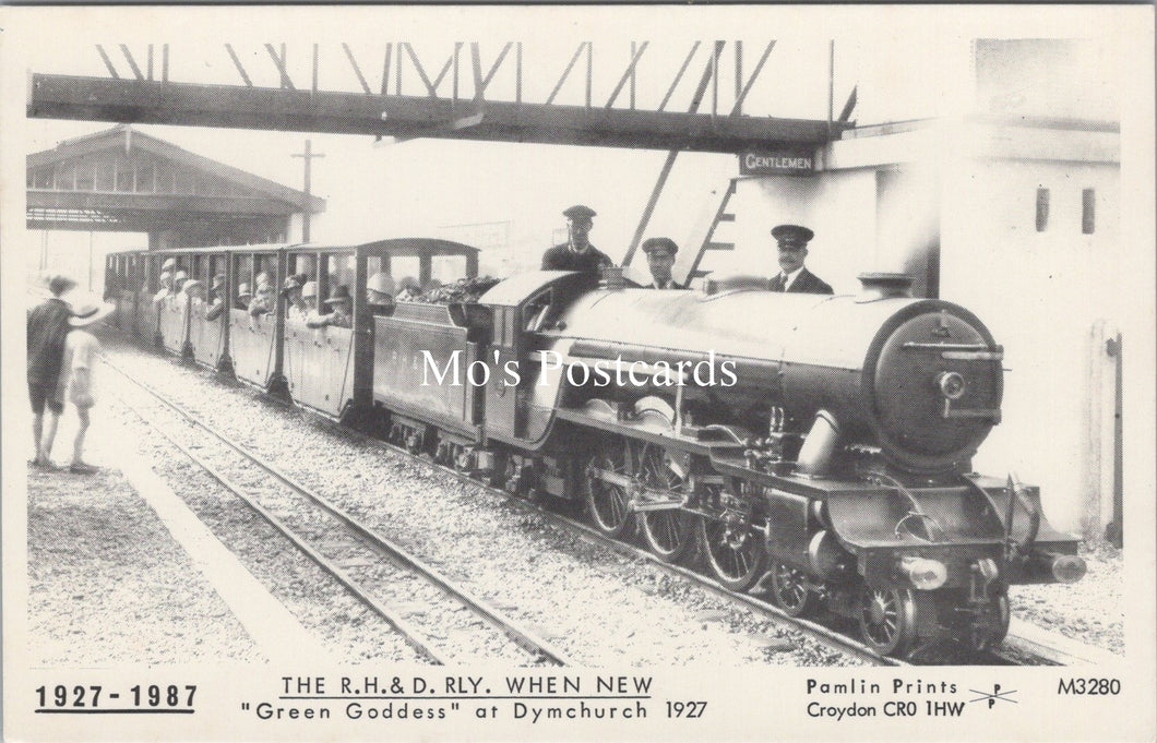 Railways Postcard - Green Goddess Train at Dymchurch 1927 - SW17723