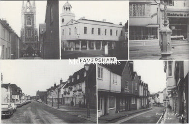Kent Postcard - Views of Faversham  SW17725
