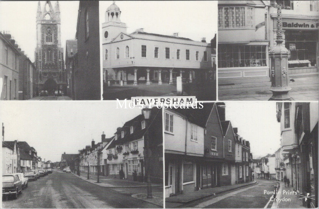 Kent Postcard - Views of Faversham  SW17725