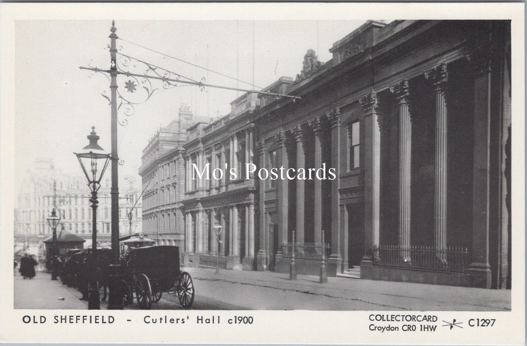 Yorkshire Postcard - Old Sheffield, Cutlers' Hall c1900 - SW17727