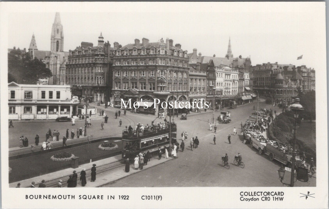 Dorset Postcard - Bournemouth Square in 1922 - SW17728