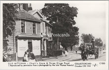 Load image into Gallery viewer, London Postcard-Old Mitcham, Chart&#39;s Store &amp; Three Kings Pond SW17737
