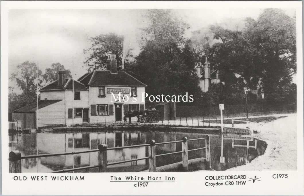Kent Postcard - West Wickham, The White Hart Inn c1907 - SW17871