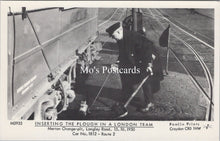 Load image into Gallery viewer, London Postcard - Inserting The Plough in a London Tram  SW17873
