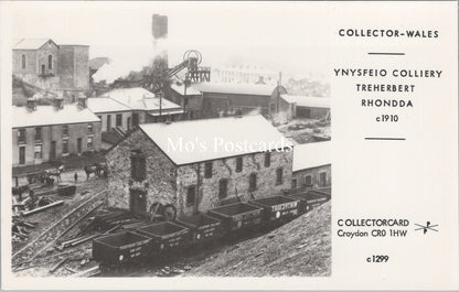 Wales Postcard - Ynysfeio Colliery, Treherbert Rhondda c1910 - SW18050