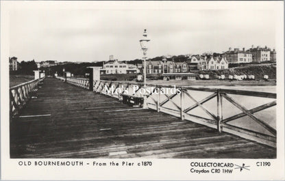 Dorset Postcard - Old Bournemouth From The Pier c1870 - SW18051