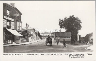 Hampshire Postcard - Old Winchester, Station Hill c1909 - SW18052