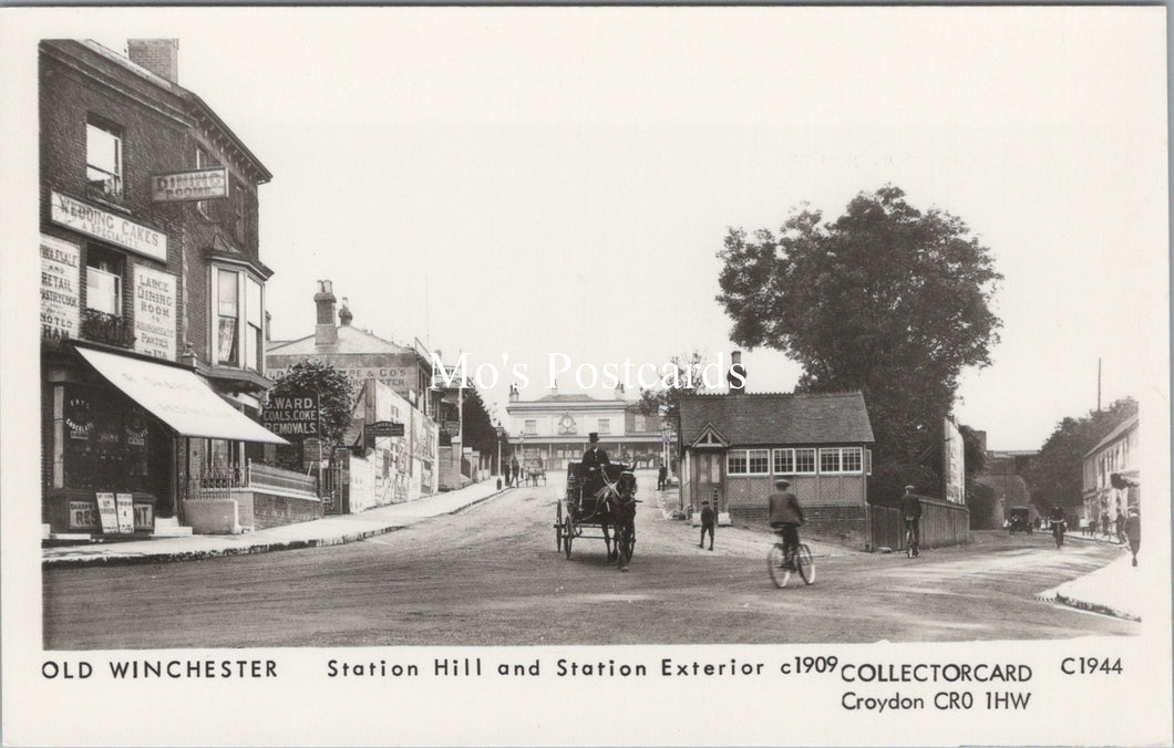 Hampshire Postcard - Old Winchester, Station Hill c1909 - SW18052