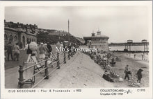 Load image into Gallery viewer, Dorset Postcard - Old Boscombe Pier and Promenade c1922 - SW18053
