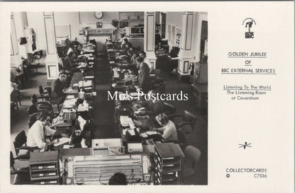 Television History Postcard - Golden Jubilee of BBC External Services SW18056
