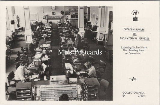 Television History Postcard - Golden Jubilee of BBC External Services SW18056