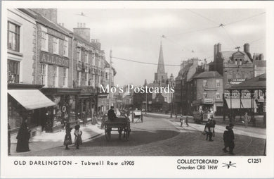 Co Durham Postcard - Old Darlington, Tubwell Row c1905 - SW18060