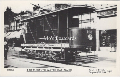 Hampshire Postcard - Portsmouth Water Car No 103 - SW18065