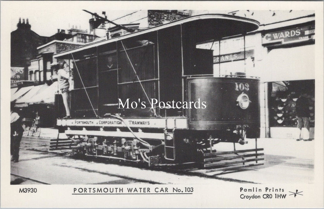 Hampshire Postcard - Portsmouth Water Car No 103 - SW18065