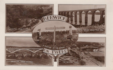 Northumberland Postcard - Berwick on Tweed Views  SW18819