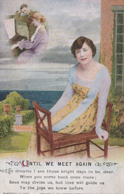 Bamforth Song Card Postcard - Until We Meet Again (3) SW18827